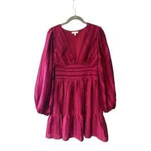 Flying Tomato Elegant Size Small Dress Balloon Sleeve Whimsygoth Fairycore